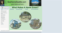 Desktop Screenshot of ecohomeseattle.com